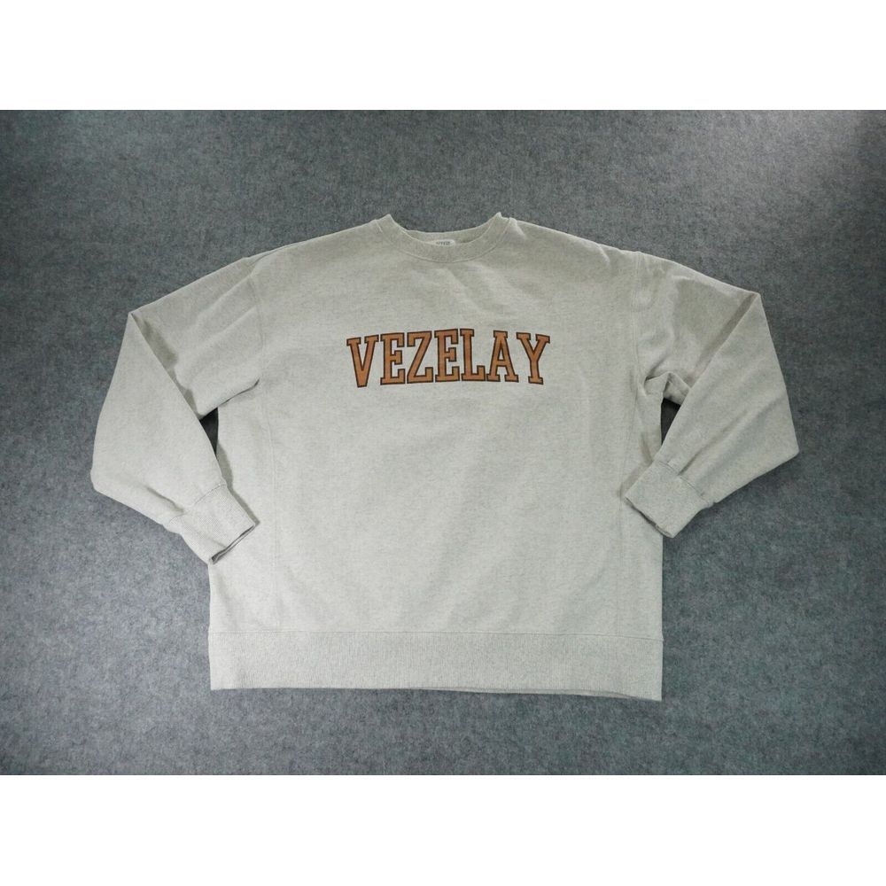 Lowrys Farm Sweatshirt Womens Size F Gray Long Sleeve‎ Crew Neck Vezelay